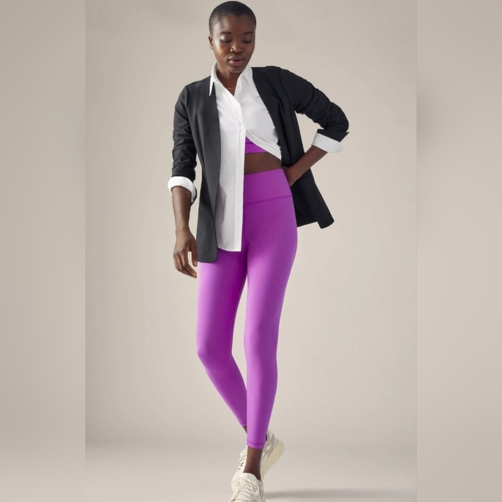 NWT Athleta Black Avenue Blazer in Size 6 Black Color - Picture 8 of 12